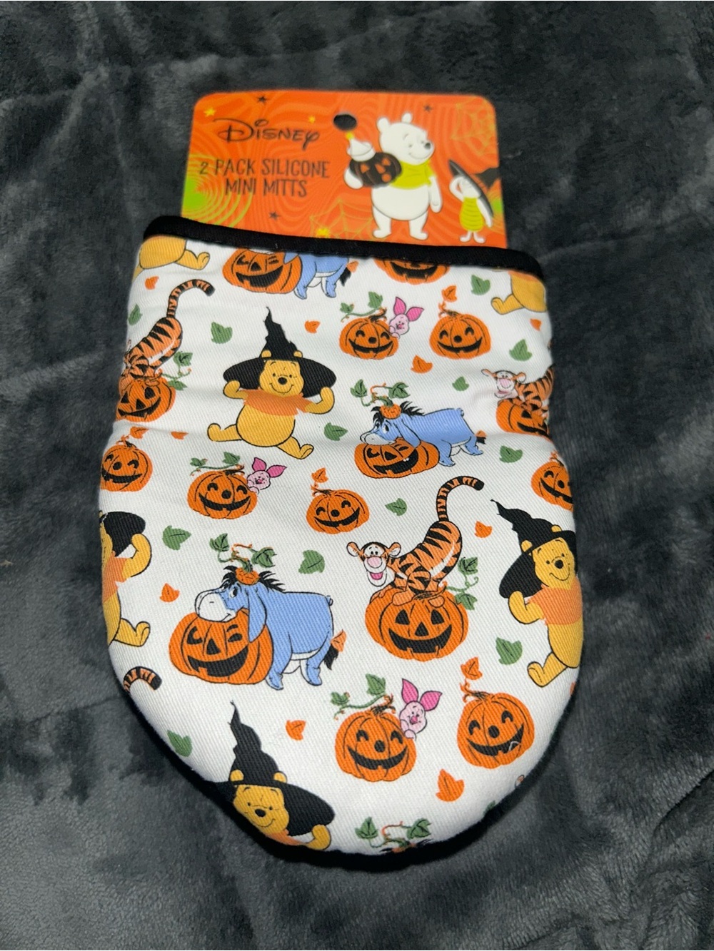 Winnie the Pooh Halloween Oven Mitts